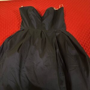 Haggar Classic Black Strapless Dress